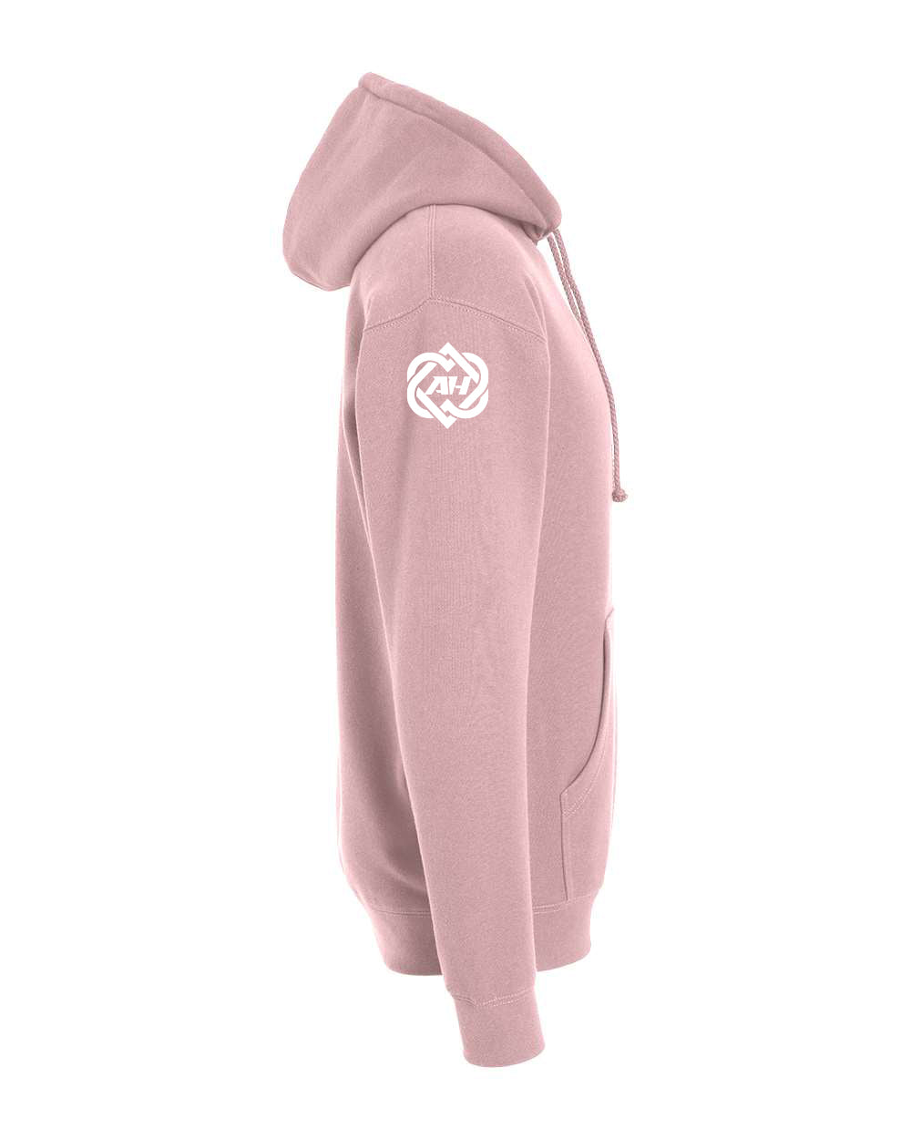 Premium Unisex Dusty Pink Hoodie White Faith